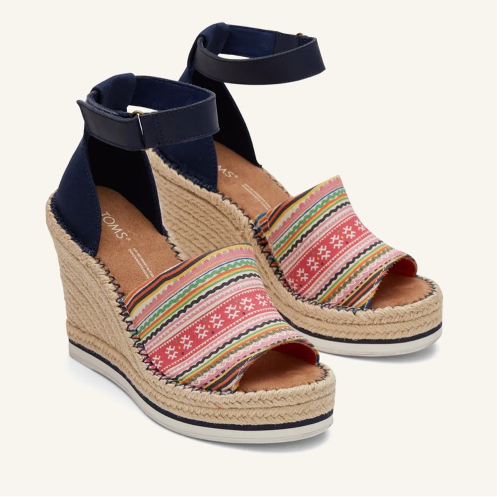 TOMS • Marisol Wedge Heel • Size 9.5 • Brand New in Box